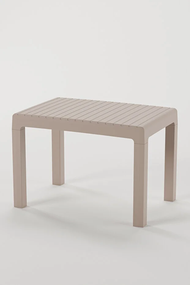 Olivia 4 Kişilik Minderli Raddan Oturma Grubu 40x60 Sehpalı Balkon Teras Bahçe Takımı